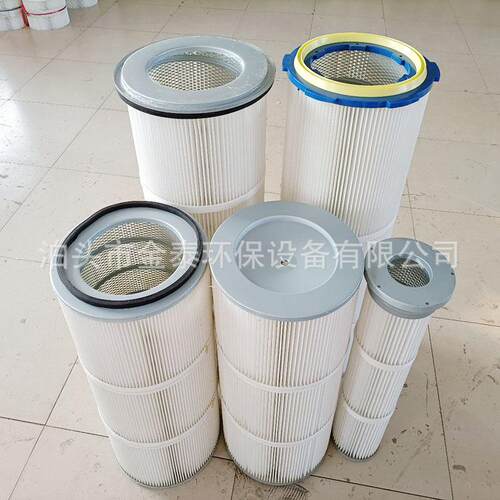 除尘器滤筒覆膜阻燃螺杆吊装六耳卡盘喷砂房激光粉尘过滤焊烟滤芯