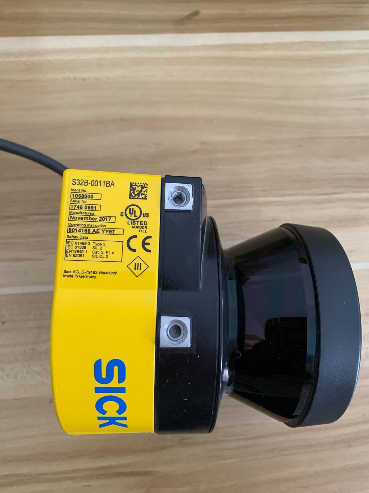 西克二手拆机激光雷达S32B-0011BA货号1058000