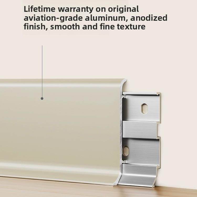 基板铝合金加厚底线奶油风格金属基板铝合金扣式榫卯结构