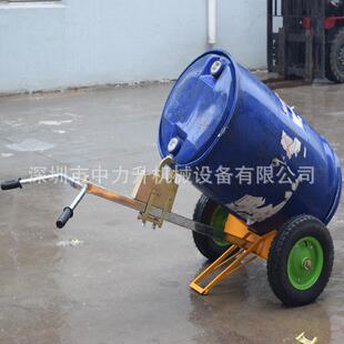 DE450油桶搬运车咬嘴油桶车手推车油桶车手动鹰嘴油桶车