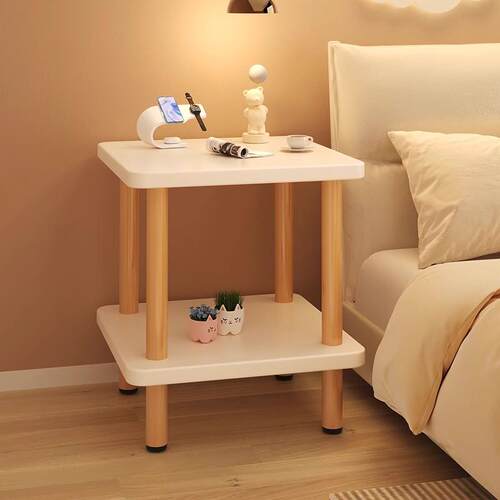 卧室床头柜简约现代窄边床边置物架家用床头可移动小型简易收纳柜