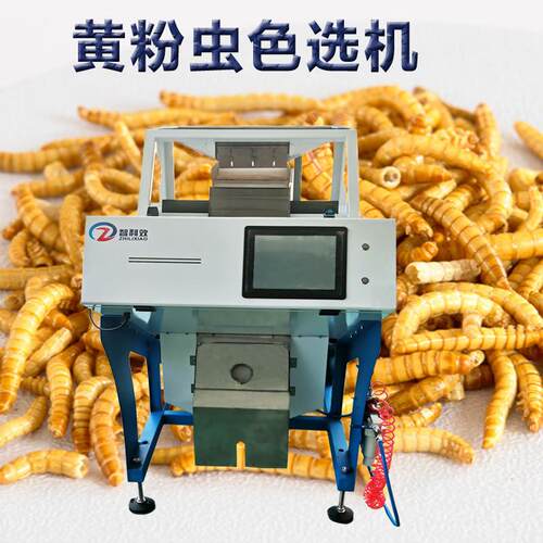 小型黄粉虫色选机黑水虻去死虫分色机昆虫蚕卵农场厂家直销