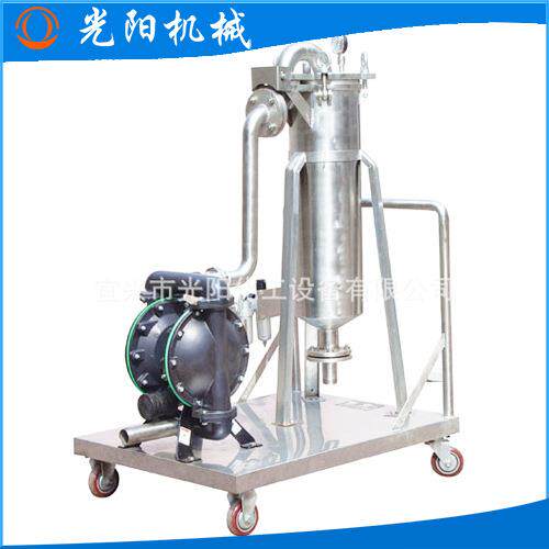 热销树脂过滤机涂料过滤机过滤机不锈钢移动过滤器质量好