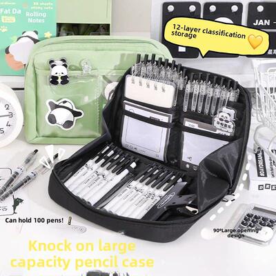 Korea Cute Pencil Cases for Girls Pencilcase Waterproof Canv