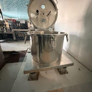 二手PSB600型平板离心机固液分离二手平板刮刀下卸料离心机