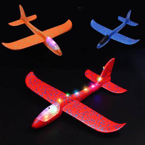 airplane flying glider plane model kids toys launch game boy
