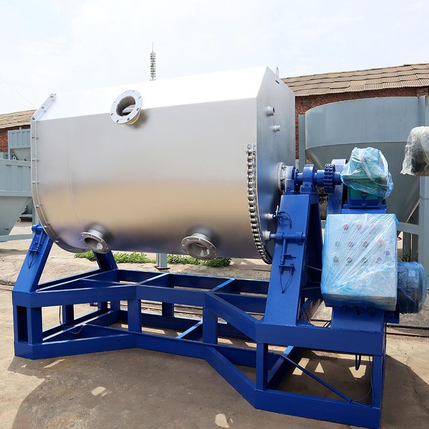 1吨HYS真石漆设备卧外墙涂料机器不锈钢拌机搅液体混式合机全0自