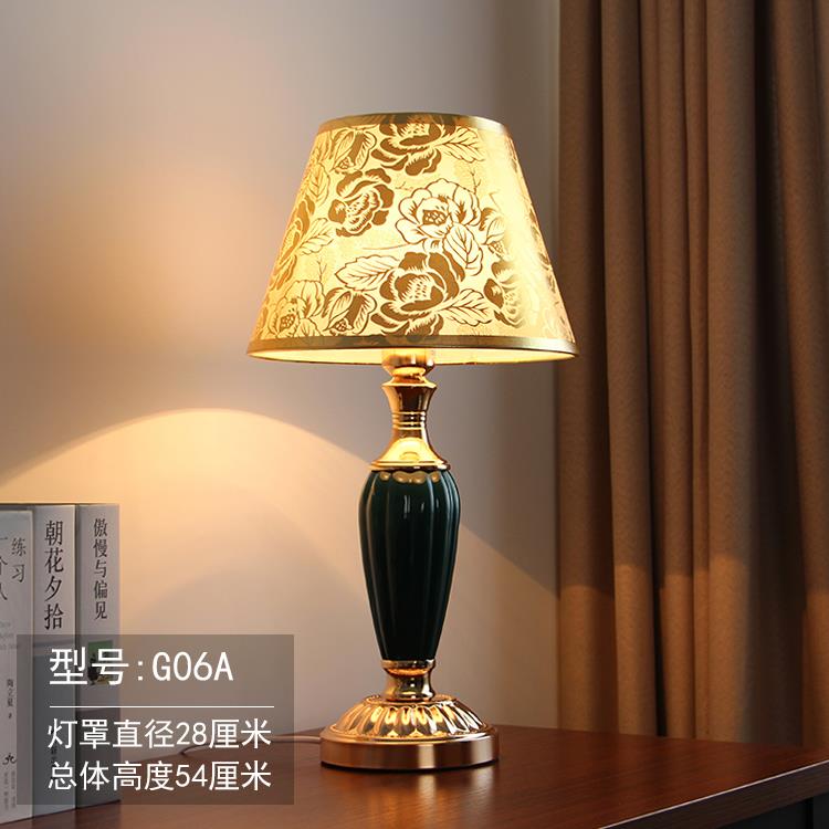 正品复古物水晶欧式卧室床头意灯客厅装饰礼个性创可光美调式书房