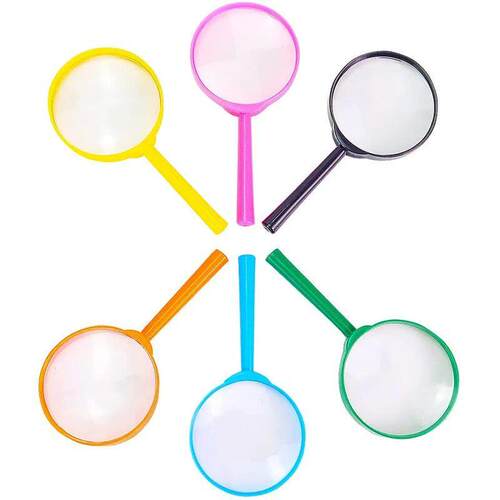 5Pcs Science Toys For Kids Magnifying Glass Outdoor Observat