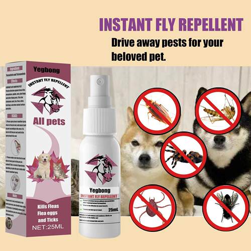 Yegbong Pet Insect Repellent - Flea, Tick, and Lice Spray fo