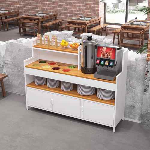 定制自助调料台小料台商用火锅店调料台烤肉店餐厅水果凉菜摆放台