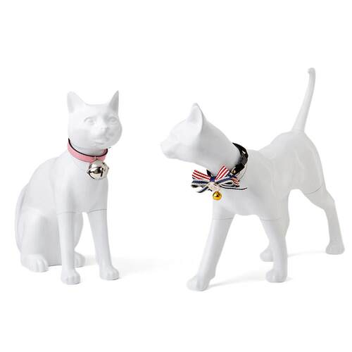 宠物猫服装展示架模特猫衣服橱窗摄影拍照道具创意猫模型饰品摆件