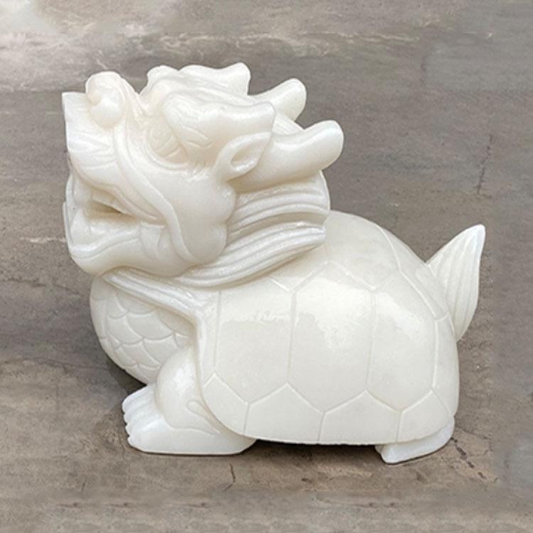 厂家现货石雕青石龙龟一对 龙家居茶龟乌龟龙送礼摆件
