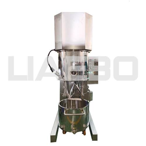 行星拌浆机搅行100L胶黏剂聚氨酯硅LXJ-100胶银铝不锈钢立式双星