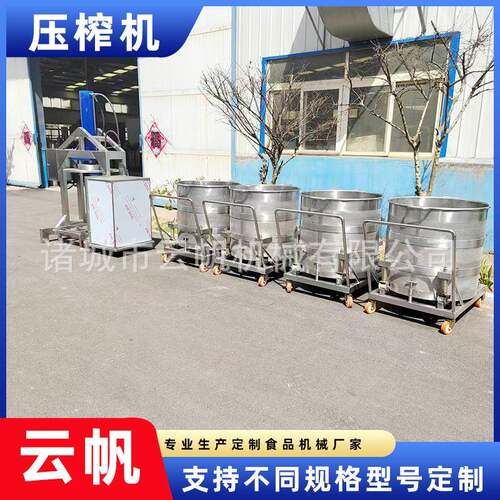 葡萄压榨榨汁机蓝莓沙棘破碎不锈钢榨汁机水果酵素压榨脱汁机