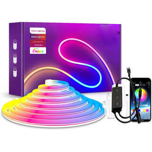 led硅胶柔性霓虹灯带12V做字造型无导线户外防水广告装 饰招牌灯条