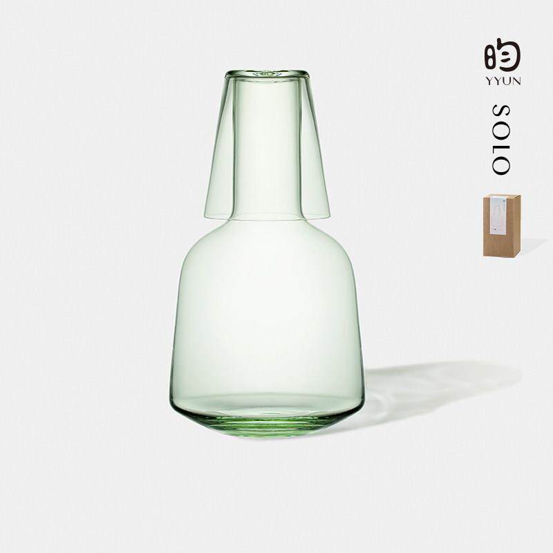 YYUN/昀 覆古玻璃水壶水杯套装家用杯子冷水壶耐高温大容量果汁壶