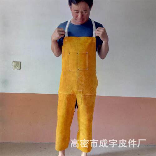 电焊围裙 夏季分体式电焊围裙 防油防火星电焊围裙劳保防护服