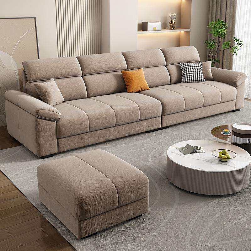 棉麻布艺沙发可拆洗2026新款高端简约现代大小户型客厅奶油风沙发