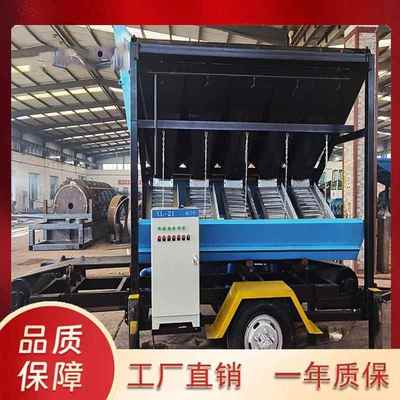 干选沙金选矿设备风力选金机械施工现场中小型沙金筛分案例分析