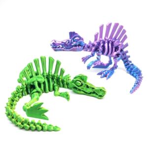 棘背龙侏罗纪打印恐龙3D模型摆件
