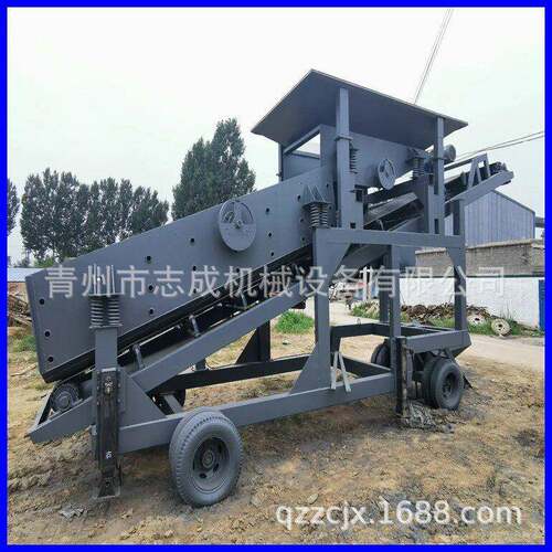 筛沙机建筑工地使用操作方便大型筛砂机设备坚固耐用