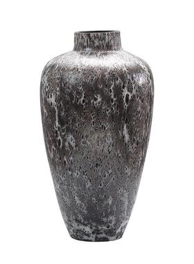 博西家居中式做旧梅花插花玻璃花摆件展厅售楼处软装饰品花器