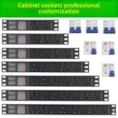 10位置插件接线板10A16A无线无线空气开关2m Pdu机柜插座2