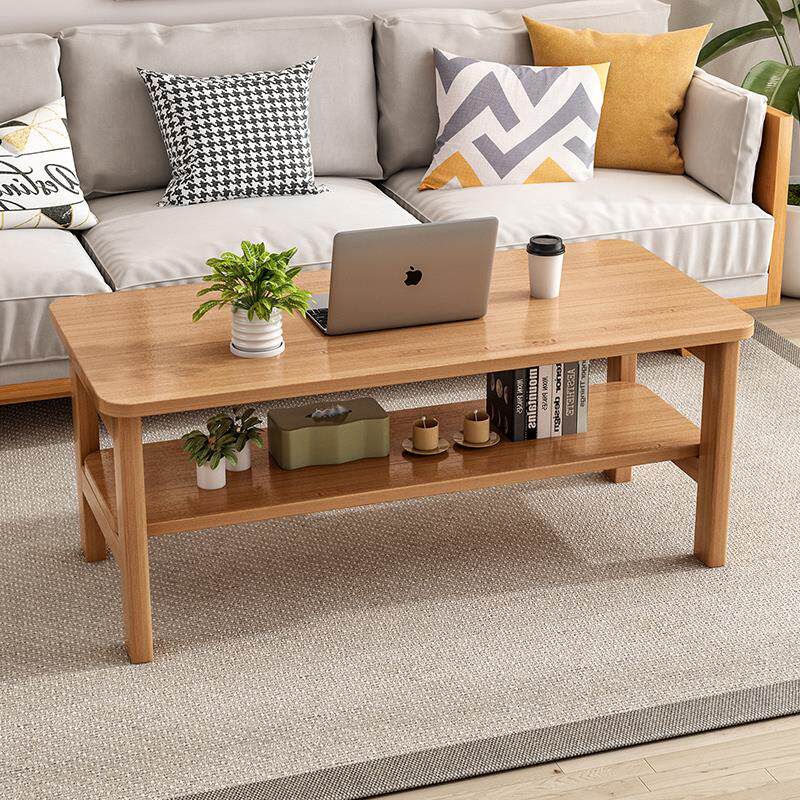 I1可折叠茶几双层客厅小户型家用非实木小桌子简易茶桌学习电脑矮