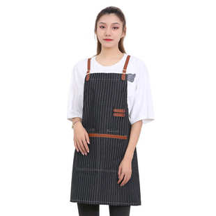 防水围裙批发定印logo厨房火锅店专用工作服防水防油家用围裙代发