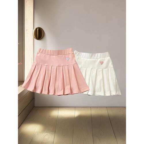 J 46409 Girl's Pleated Skirt with Shorts 女童百褶裙