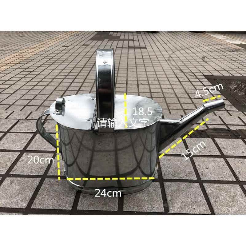 加油桶备用装油壶工带盖长纯手工制钢嘴油桶白铁皮纯不手制作锈油