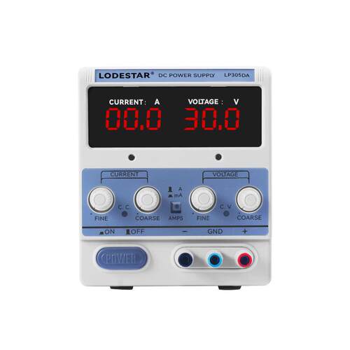 LODESTAR乐达LP305DA数显线性可调直流稳压电源30V5A带毫安转换