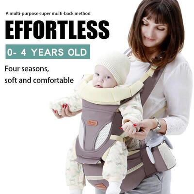 AINOMI Baby Carrier with Hip Seat Sling Baby Carrier for Ne