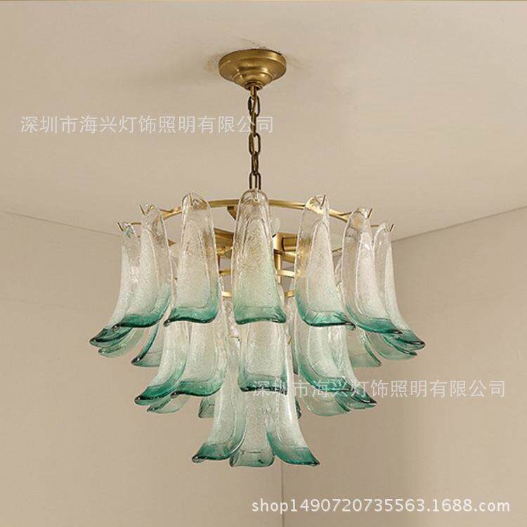 北欧后现代吊灯金色简约欧式水晶客厅灯奢华大气样板房创意