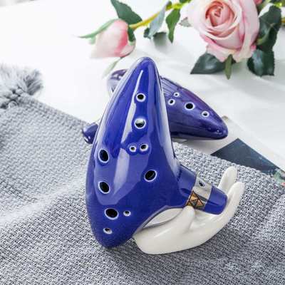Aiersi 12 Hole Ocarina Ceramic Alto C Legend of Ocarina Flut