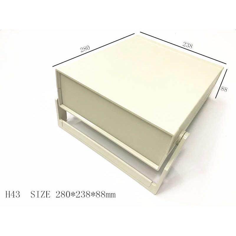 直销公模塑料外壳仪表机箱台式仪器壳体电子设备盒H43 280x238x88