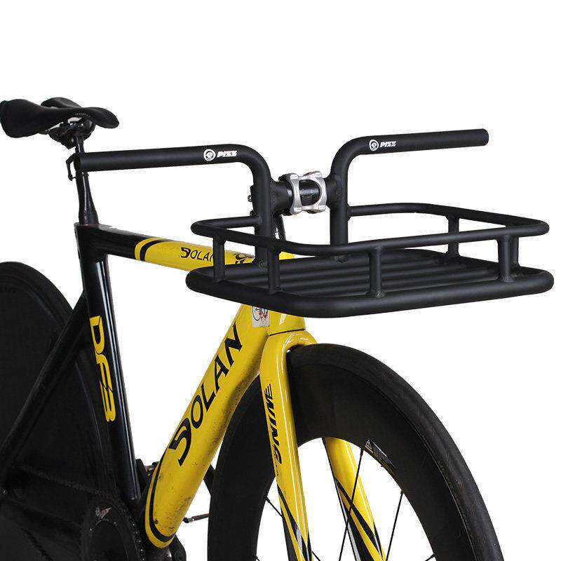 澳大利亚PIZZ自行车公路车山地车31.8口径死飞车筐买菜篮车前货架