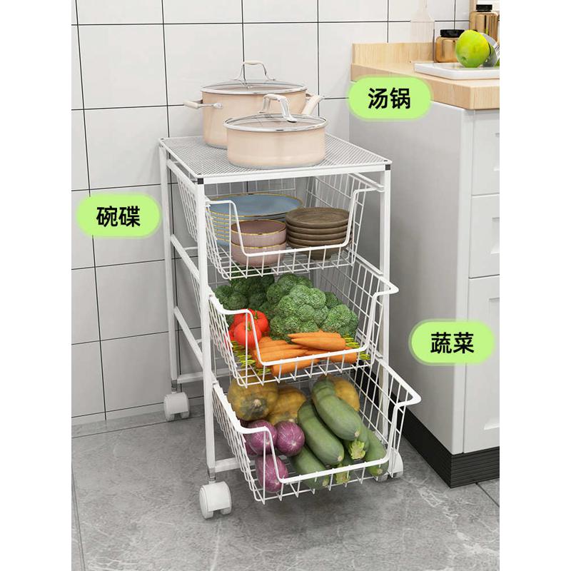 KI9S厨房抽屉式置物架橱柜内碗碟收纳分隔碗架碗盘分层架盘子架碗