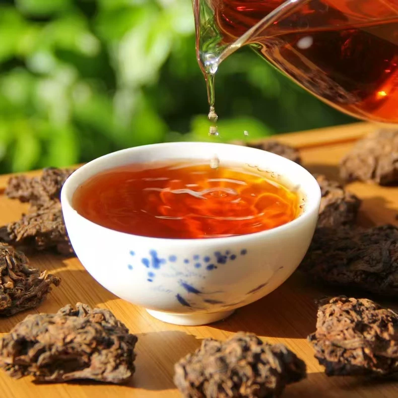 普洱茶老茶頭普洱熟茶 雲南普洱茶老茶頭500克 普洱茶 BUASHOP普洱老茶