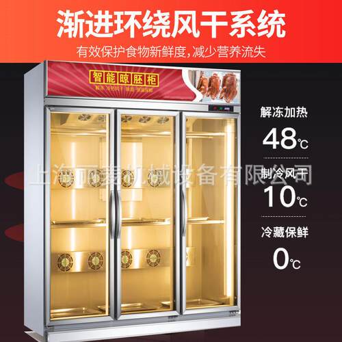 北京烤鸭晾胚柜鸽子叉烧恒温除湿解冻风干柜风干箱晾鸭柜风干房