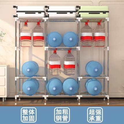 出租房简易XOL加厚衣柜组宿舍钢装架管钢加粗衣橱加固家用室卧收