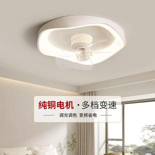 243005新款 卧室风扇灯吸顶灯家用间电扇灯房书房餐厅吊简扇灯2约