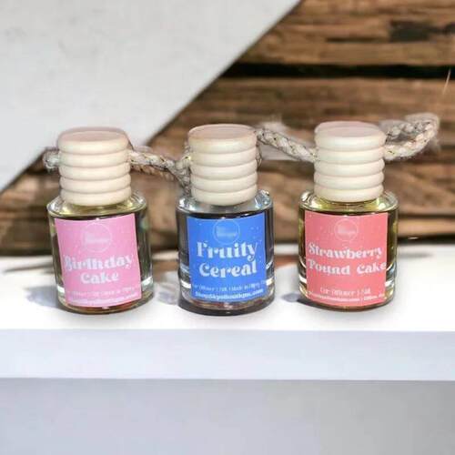 Car Perfume Pendant Air Freshener Hanging Perfume Empty Bott