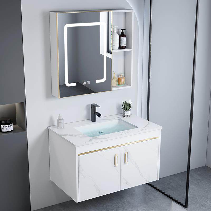 鹏音小户型浴室柜太空铝卫生间洗脸盆柜组合阳台岩板洗手盆家用洗漱台摆件,电玩/配件/游戏/攻略,其他配件,淘宝优惠券,粉丝福利购,淘宝优惠卷