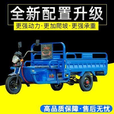 电动三轮车拉货载重王农用三轮车快递车新款摆摊电瓶车家用大型车