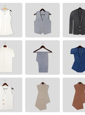 轻奢样板间软装饰品衣柜衣帽间道具毛毡衣服全屋展厅陈列摆件