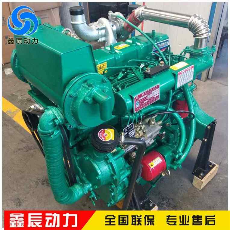 0船0机R4115ZC船用发动机带海淡水4105船机箱挂浆机用1810马力柴