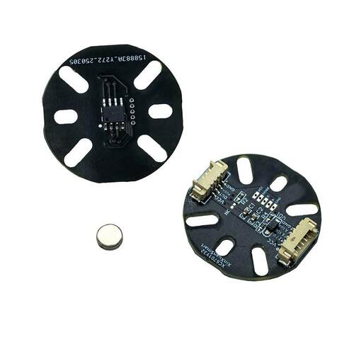 MT6701磁编码器高精度14bit无刷马达角度测量感测器送磁铁