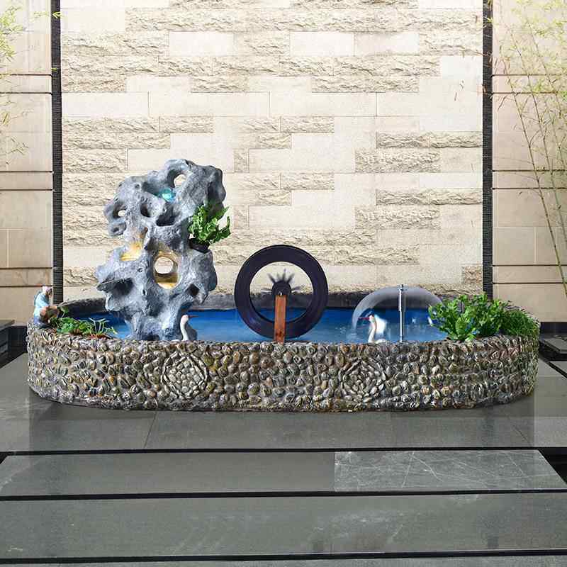 假山流景水摆件庭仿真太湖石头中式院落地造景装饰室外阳DQZ台观